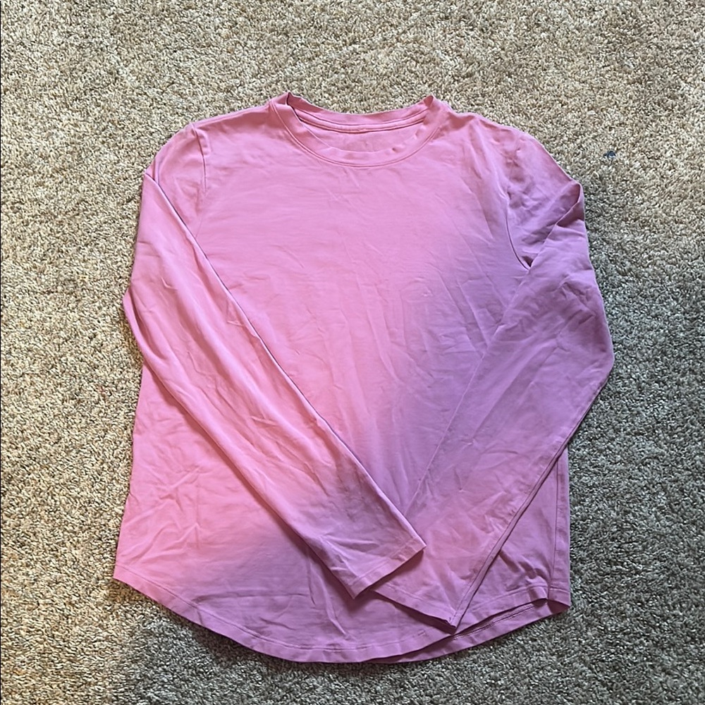 Lululemon Women’s Pink Long Sleeve Shirt
